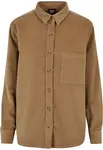 Women's corduroy oversized warmsand shirt