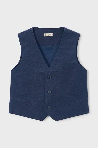 Dětská vesta s příměsí lnu Mayoral