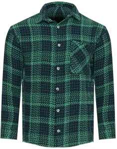 Bomber bunda v zeleno-modré kostce