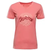 Dámské triko z nemačkavého materiálu alpine pro nogera růžová m
