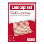 LEUKOPLAST Cuticell Classic mastný tyl s parafinem 5 x 5 cm 5 kusů