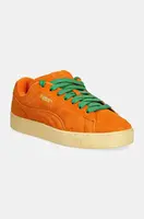 Semišové tenisky Puma Suede XL CARROTS oranžová barva, 398800