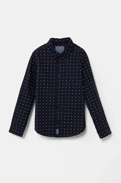 Dětská košile Guess tmavomodrá barva, L5RH04 WE5W0