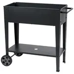 TRUHLÍK NA KVĚTINY kov, plast, 88/44/80 cm