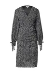 Unique21 Šaty  čierna / biela