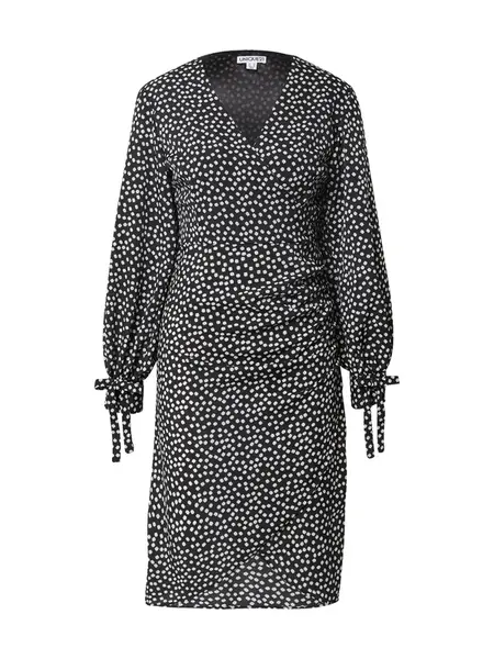 Unique21 Šaty  čierna / biela