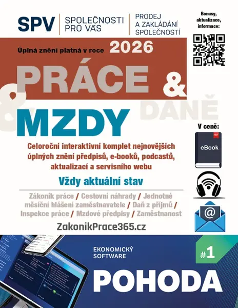Práce & Mzdy & Daně 2026 - Redakční