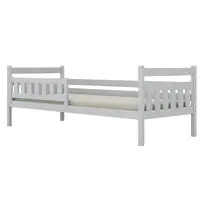 Postel Dawid standard + zábrana 80x200 bílá