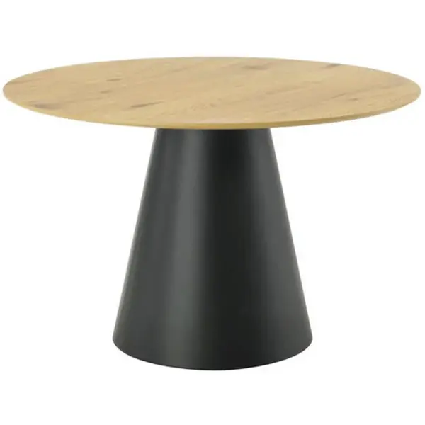 Livetastic JÍDELNÍ STŮL, černá, barvy dubu, 120/120/75 cm