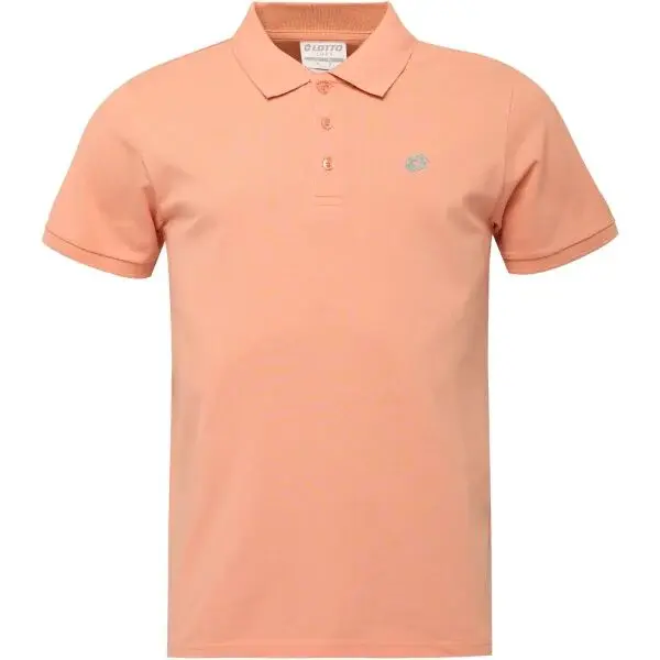 Lotto DOBIN Pánské triko s límečkem, lososová, velikost