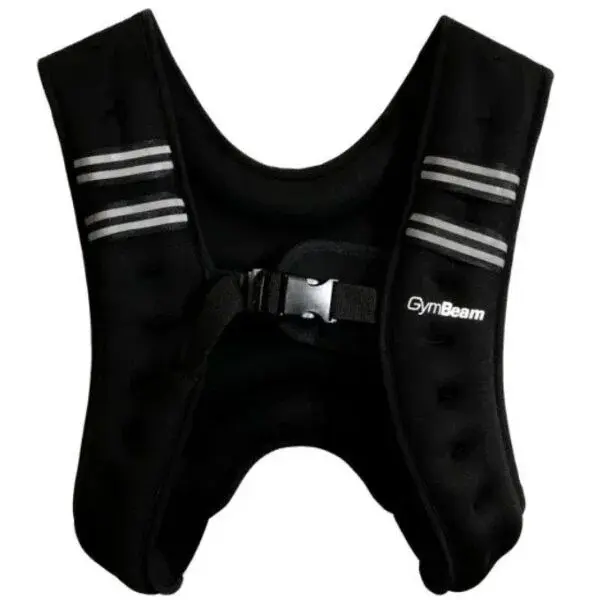 GymBeam ACTIVE 7 KG Zátěžová vesta, černá, velikost