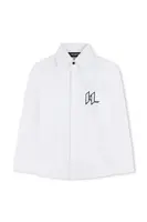 Dětská bavlněná košile Karl Lagerfeld