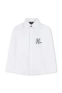 Dětská bavlněná košile Karl Lagerfeld
