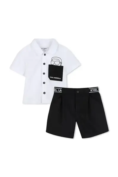 Dětská bavlněná souprava Karl Lagerfeld