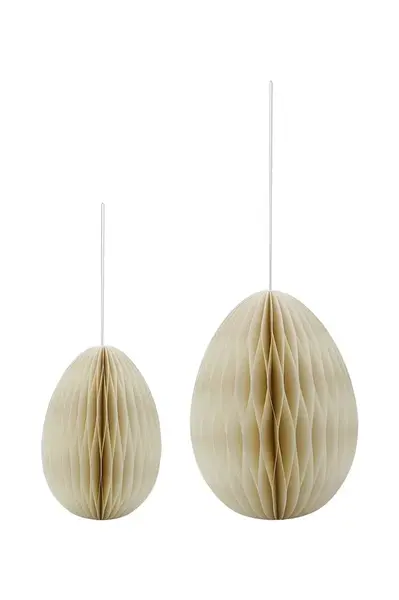 Dekorativní figurky House Doctor HDEggs 15 / 19 cm 2-pack