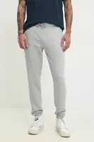 Tepláky Tommy Jeans šedá barva, hladké, DM0DM20473