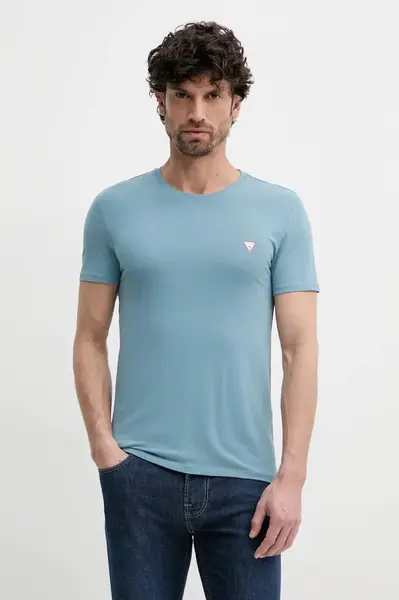 Tričko Guess modrá barva, M2YI24 J1314