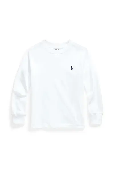 Dětská bavlněná košile s dlouhým rukávem Polo Ralph Lauren