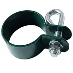 Svorka okrúhle pozinkované RAL 6005 konečný 42 mm