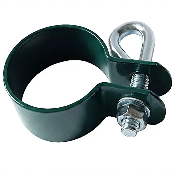 Svorka okrúhle pozinkované RAL 6005 konečný 42 mm