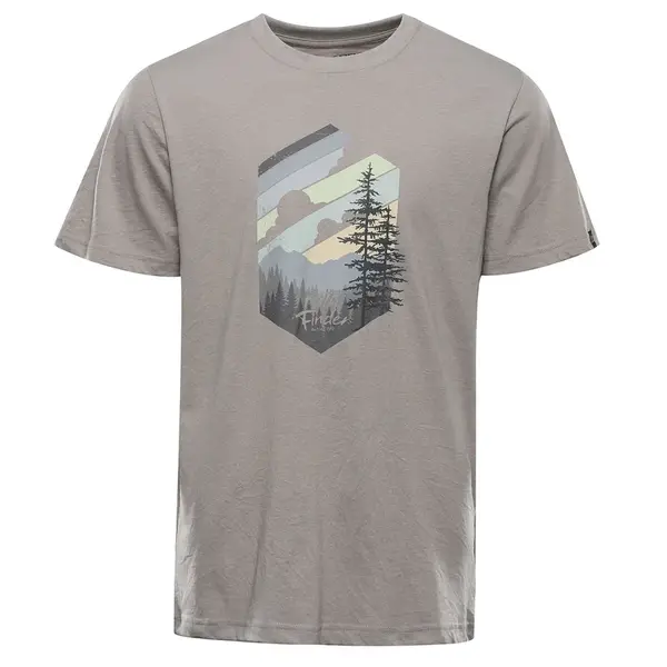 Pánské triko z nemačkavého materiálu alpine pro noger šedá 3xl