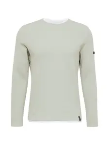 Key Largo Sveter 'STEFANO'  sivá / biela