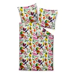 Janine POVLEČENÍ, makosatén, vícebarevná, 140/200 cm