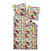 Janine POVLEČENÍ, makosatén, vícebarevná, 140/200 cm