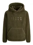 Jack & Jones Junior Sveter 'JCOFlare'  olivová