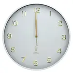 Ambia Home RÁDIEM ŘÍZENÉ HODINY bílá 40 cm