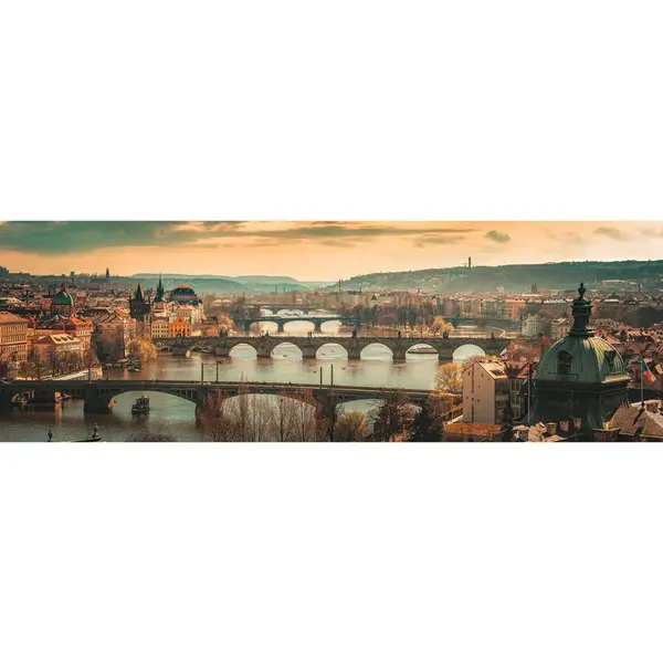 Euroart OBRAZ NA PLÁTNĚ PRAHA, města, 180/60/3 cm