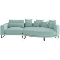 Livetastic POHOVKA BIG SOFA, textil, tyrkysová