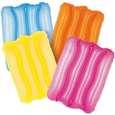 Polštář nafukovací 38x25x5 cm - Modrá