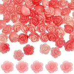 80Pcs Synthetic Coral Beads