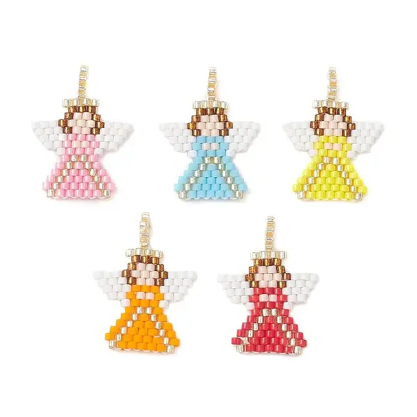 Beaded Angel Charms