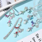 8Pcs Alloy Bookmark