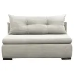 MID.YOU ROZKLÁDACÍ POHOVKA, textil, bílá