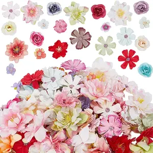 200Pcs 4 Styles Cloth Artificial FLower
