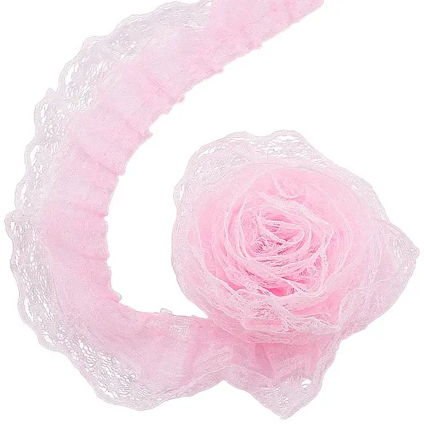 20M Polyester Pleated Lace Trim