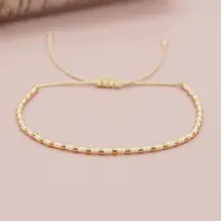 Glass Seed Beads Braided Bead Bracelets