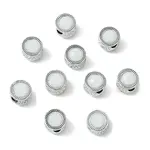 Alloy Acrylic European Beads