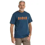 Bushman Pánské tričko Kunratická, modré XL