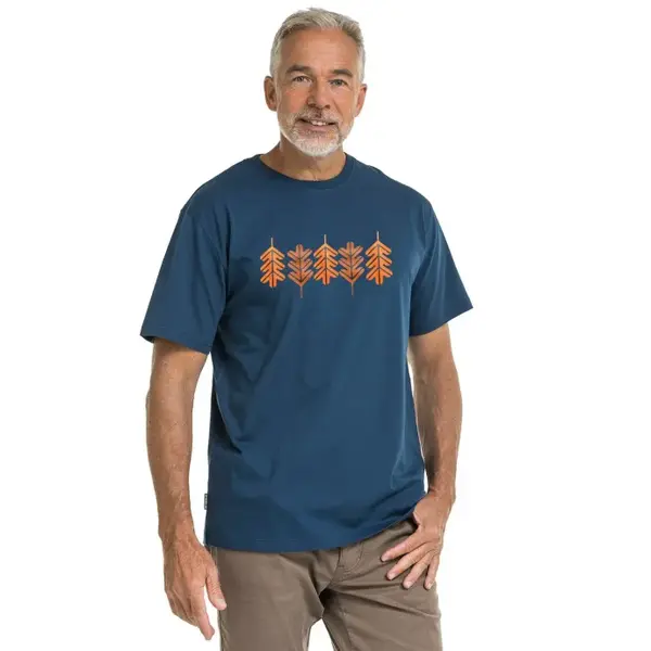 Bushman Pánské tričko Kunratická, modré XL