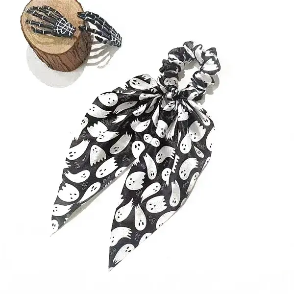 Halloween Theme Cloth Elastic Hair Accessories for Girls or Women