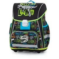 Oxybag DINOSAURUS Školská aktovka, čierna, veľkosť