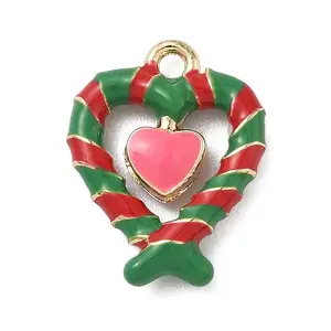 Christmas Alloy Enamel Pendants