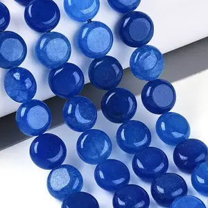 Dyed Natural White Jade Beads Strands