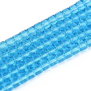 Transparent Glass Beads Strands