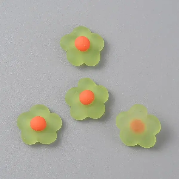 Spring Theme Translucent Resin Cabochons