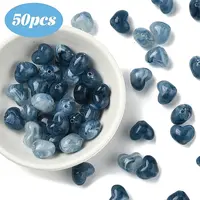 50Pcs Opaque Acrylic Beads